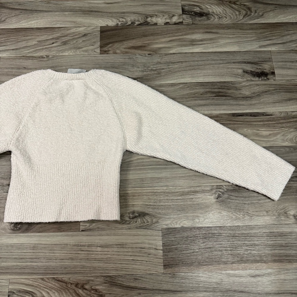 ROHE Arzi Organic Cotton-Blend Knit Sweater in Off White Size 36 US 4 - Picture 11 of 12